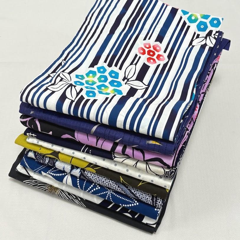 ゆりのはな　浴衣　女物　１０点　まとめ売り　未使用品～少々汚れ有り　綿　G001
