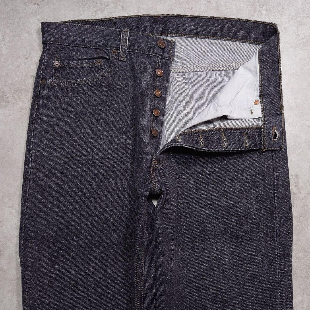 90s Levi's 先染めブラック 501 USA製 W33 ヴィンテージ