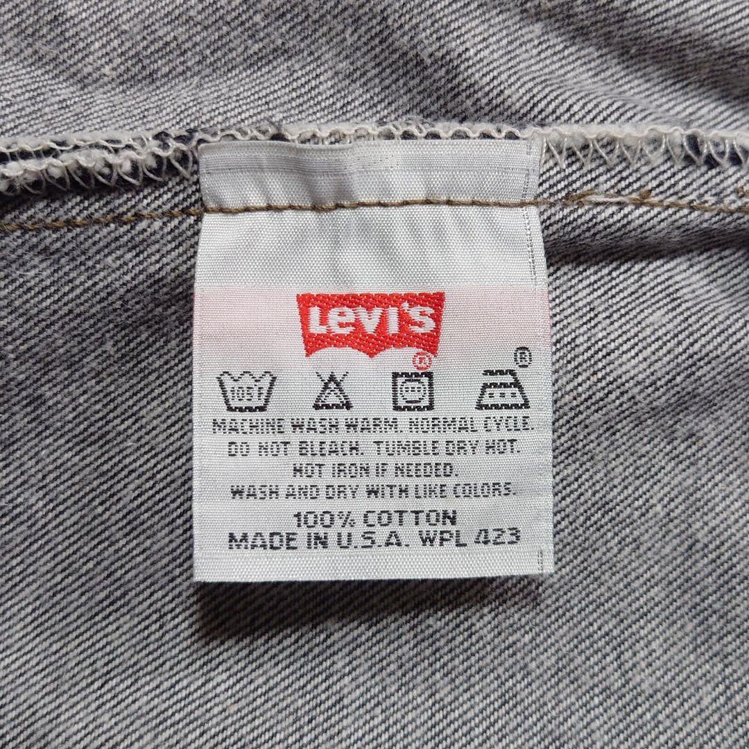 90s Levi's 先染めブラック 501 USA製 W33 ヴィンテージ
