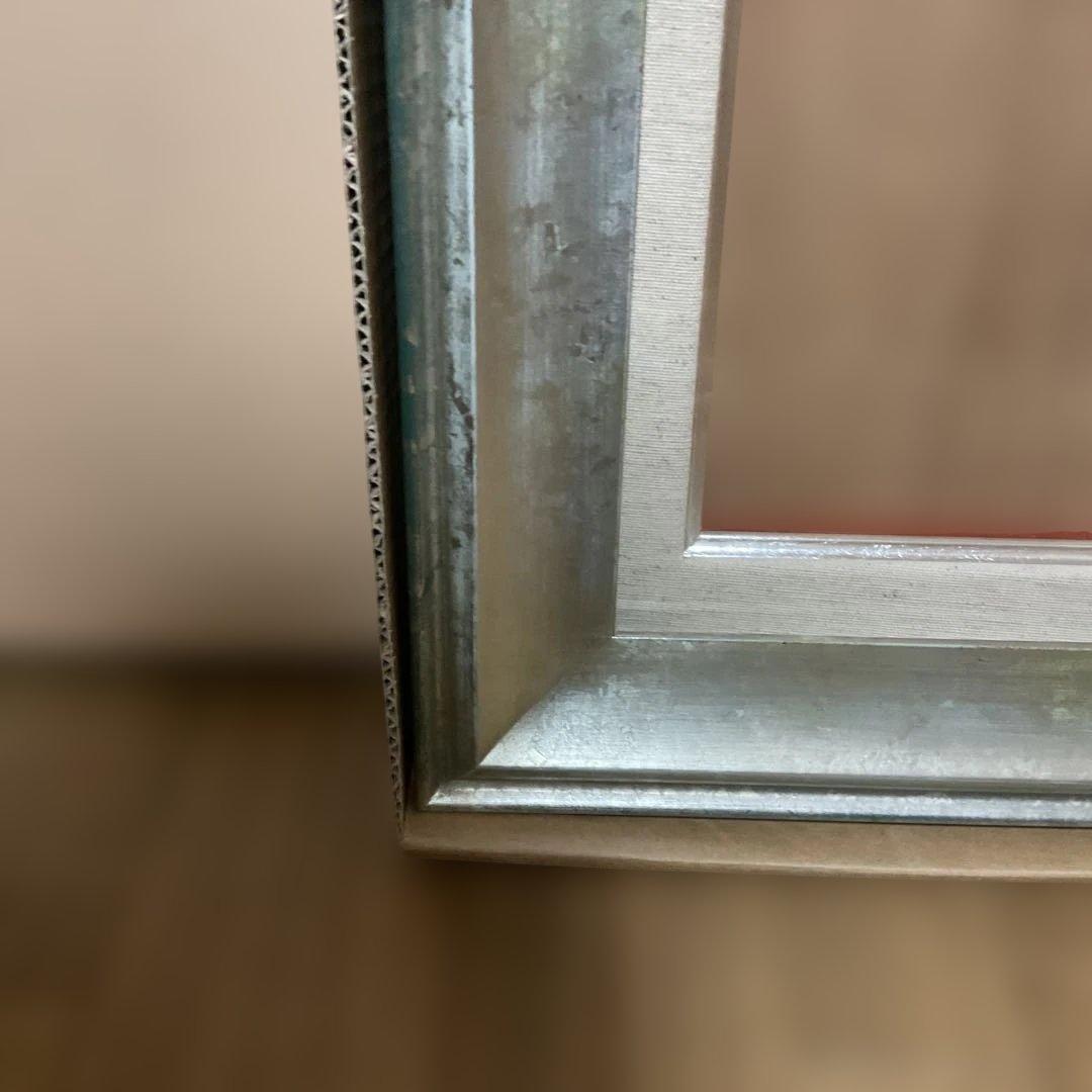 軽量油彩額　7729 シルバー　F30号