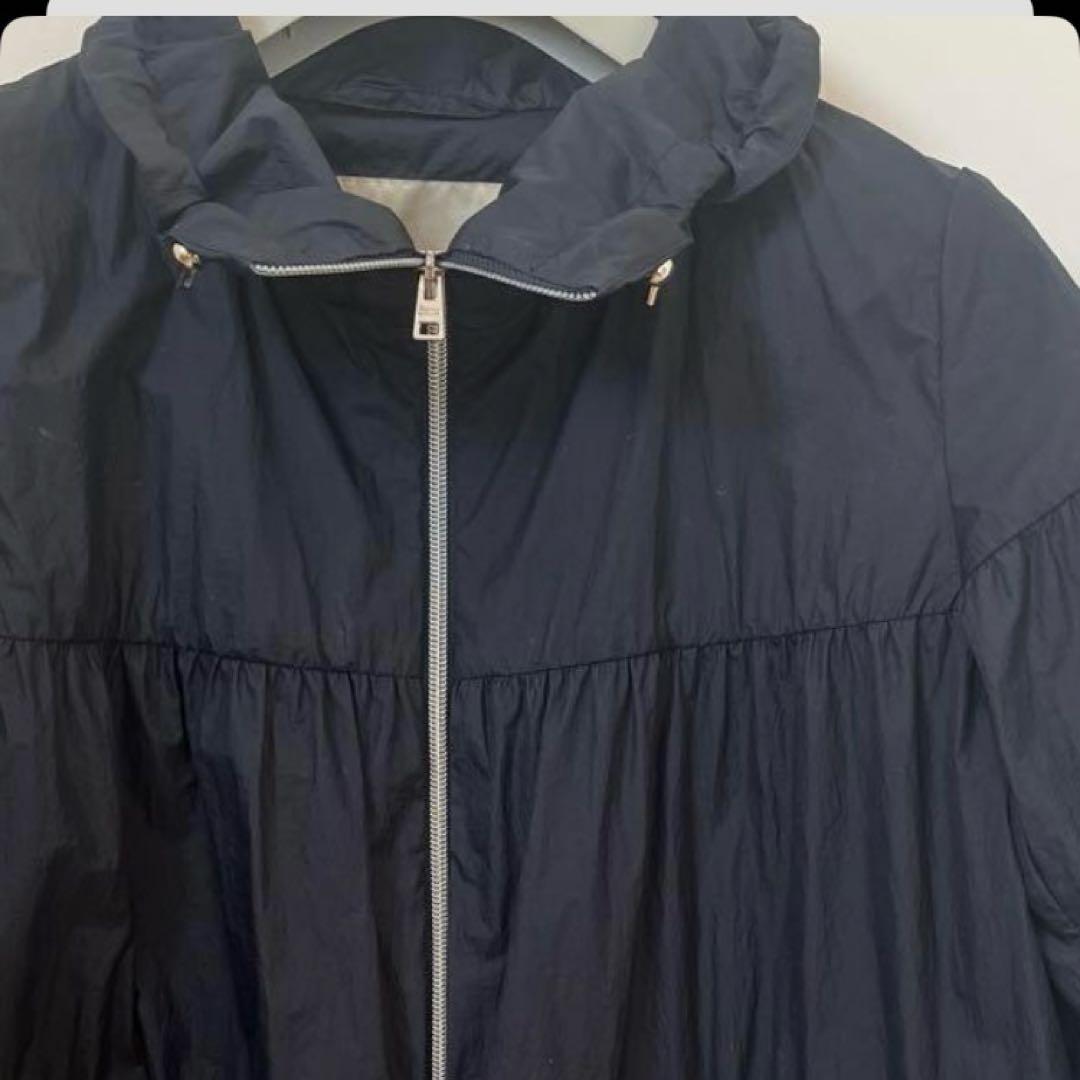 極美品HERNO ナイロン スプリングジャケット ブルゾン ダークネイビー38