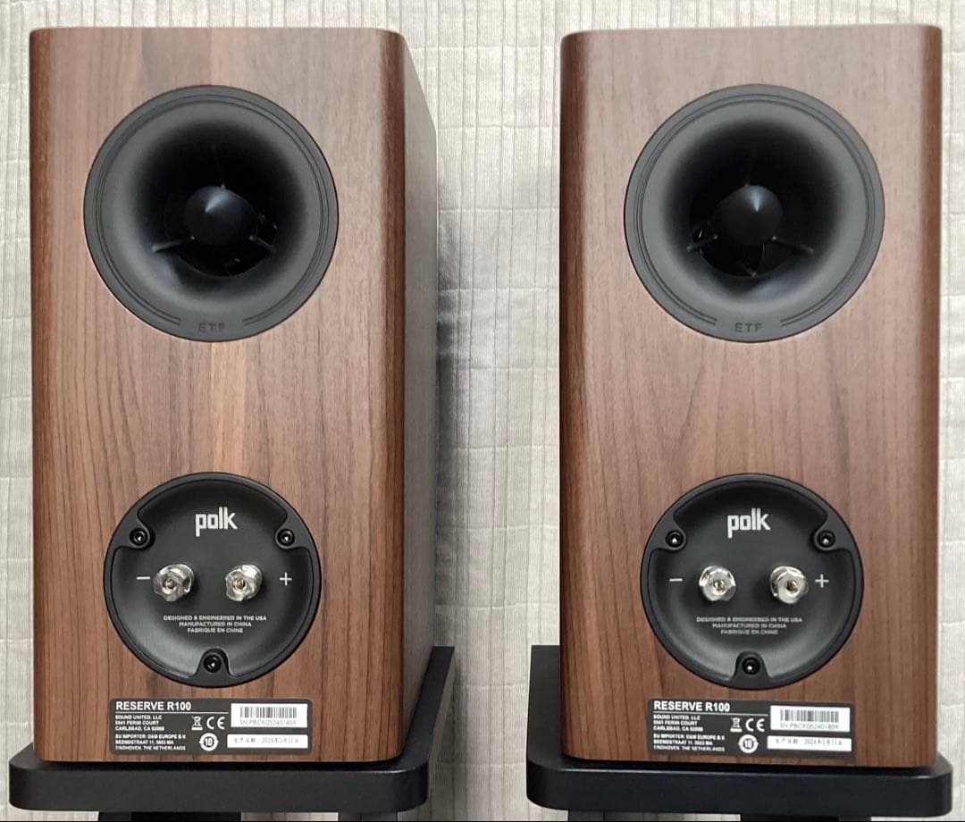 Polk Audio Reserve R100 ブラウン 保証残4年5ヶ月