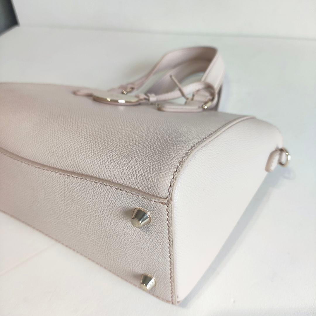 ✨美品✨　フルラ ミネルヴァ S サッチェル グレージュ 2way ハンドバッグ