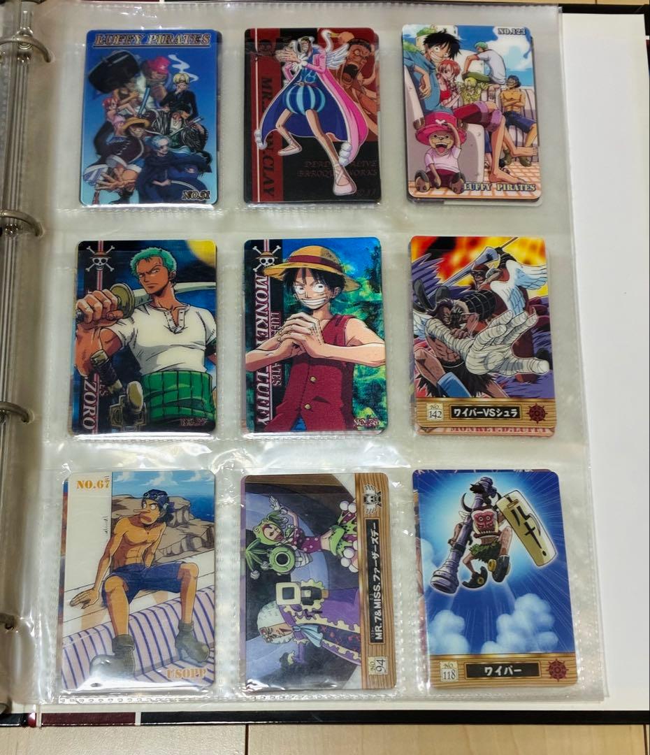 ワンピース 海賊王グミ カードまとめ アルバム付き