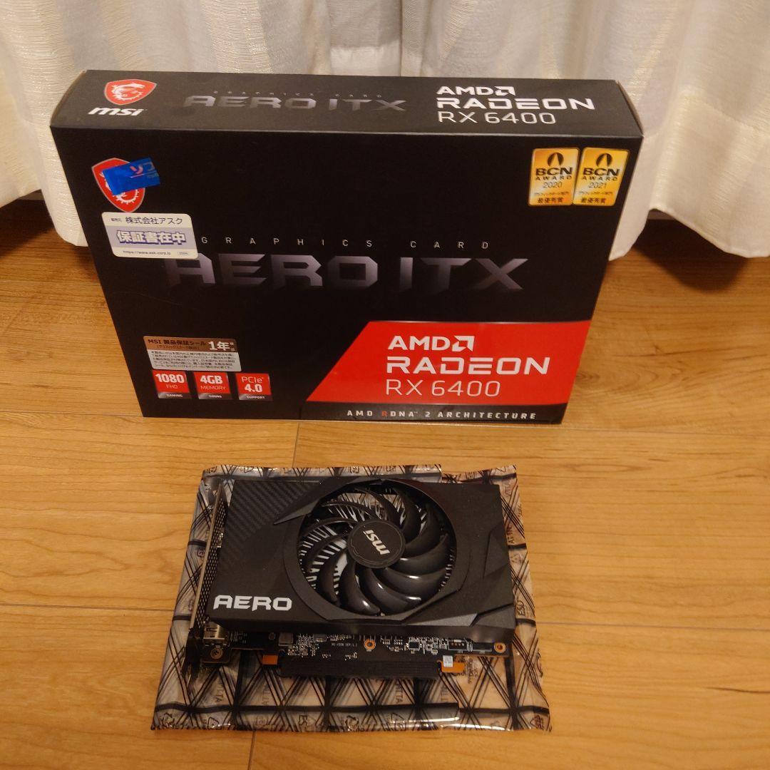 MSI Radeon RX 6400 4GB グラフィックボード