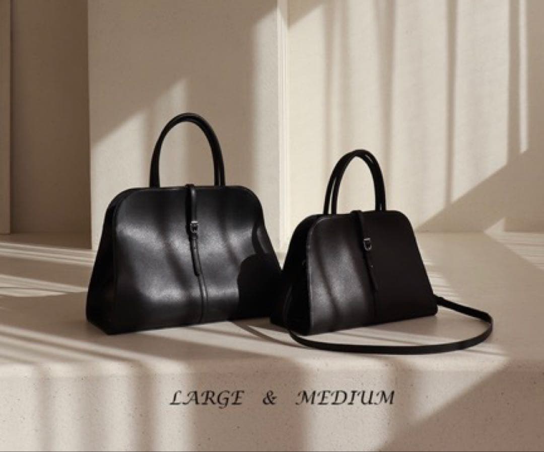 MONOROW ブラック ビジネスバッグ　ラージ