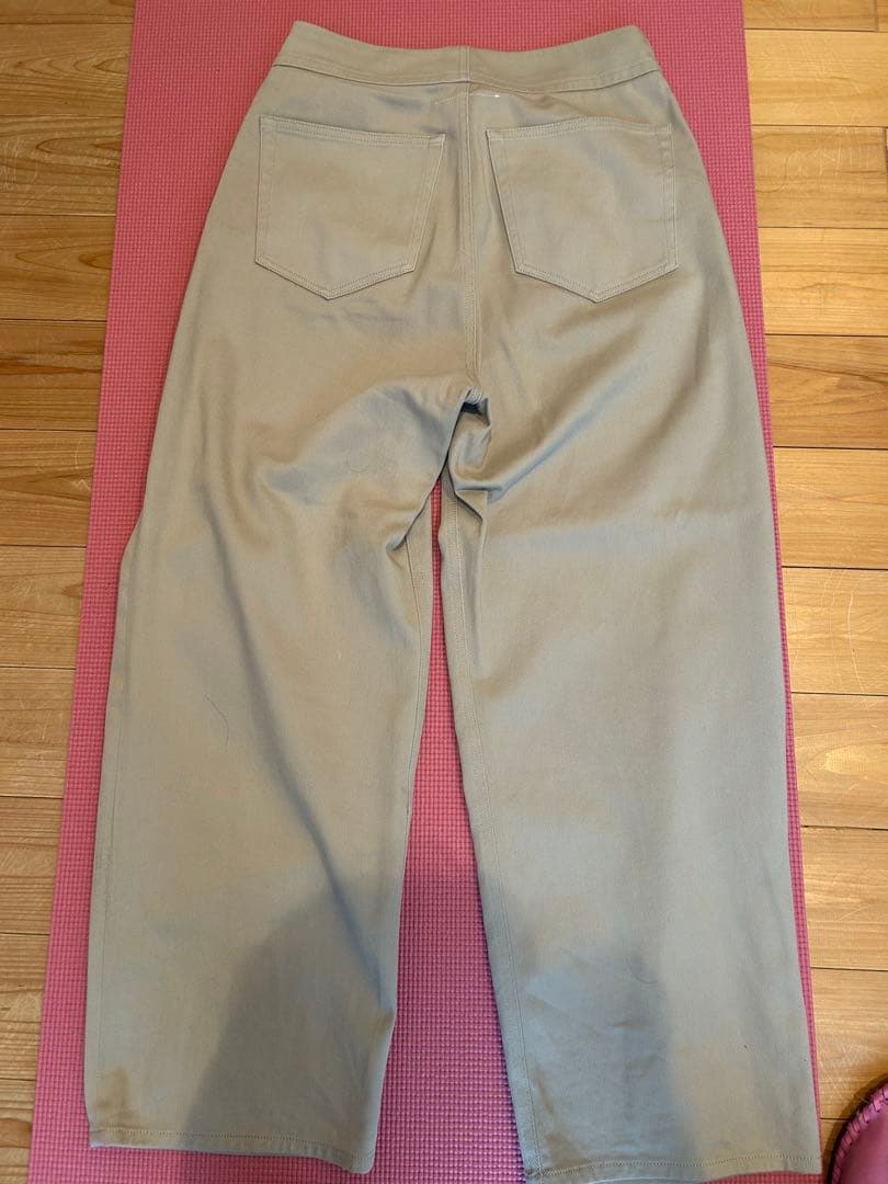 MM6 Maison Margiela ベージュワイドパンツ