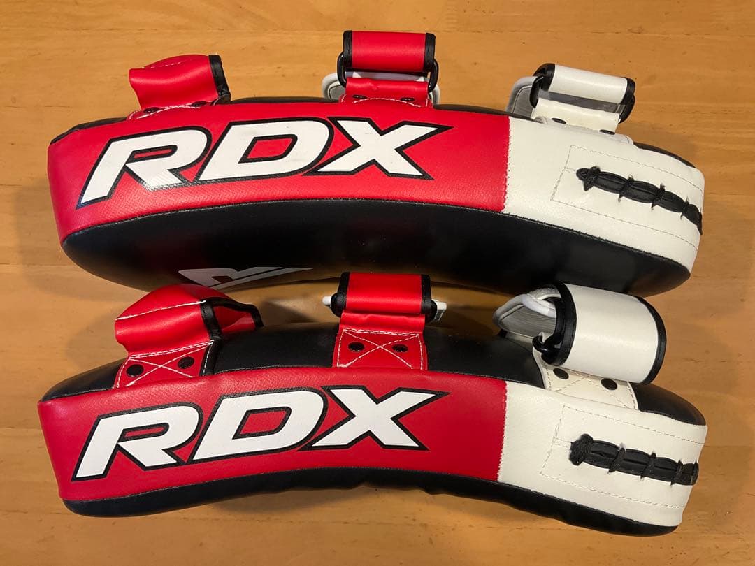 RDX 正規品 ボクシング キックミット 本革 左右 2個 セット 405g