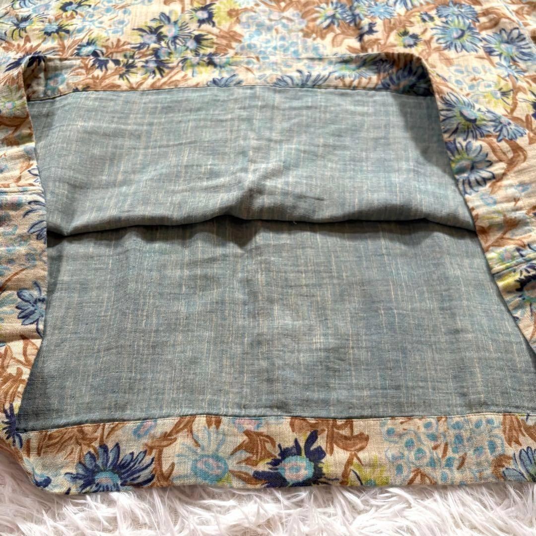 45rpm 二重織りガーゼの花柄ドレス　チュニック　ワンピース　フラワープリント