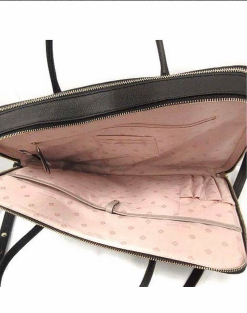 【超美品】ケイトスペード　バイカラーレザーバッグ　3way