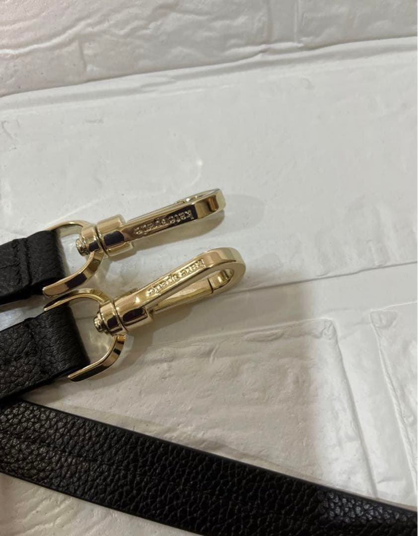 【超美品】ケイトスペード　バイカラーレザーバッグ　3way