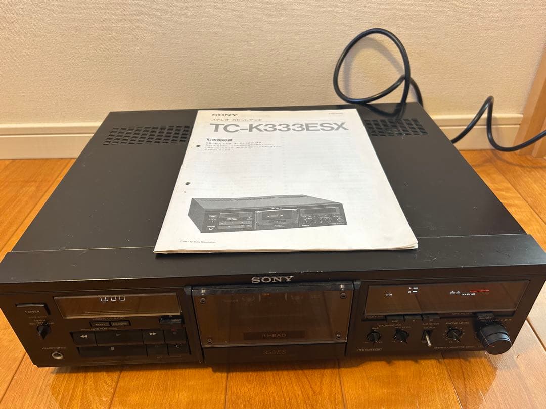 SONY TC-K333ESX カセットデッキ　通電動作確認済み