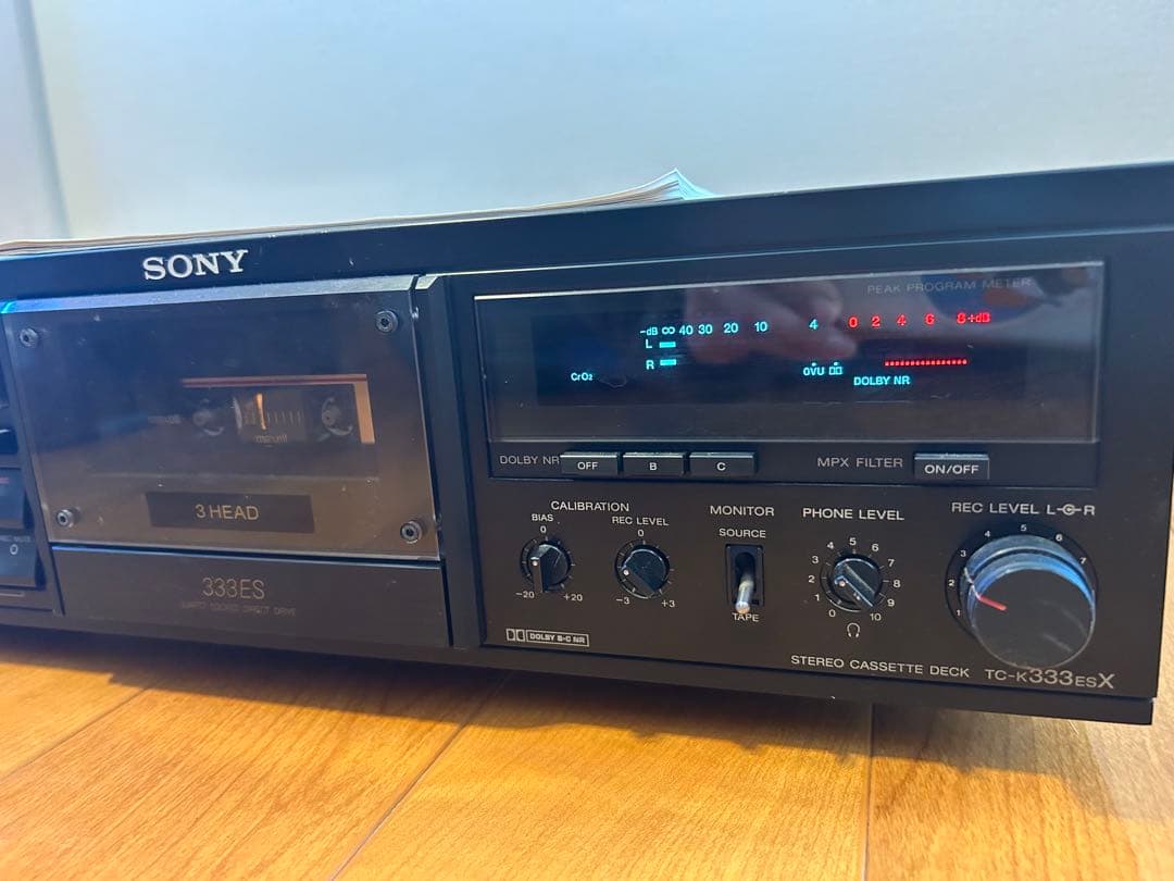SONY TC-K333ESX カセットデッキ　通電動作確認済み