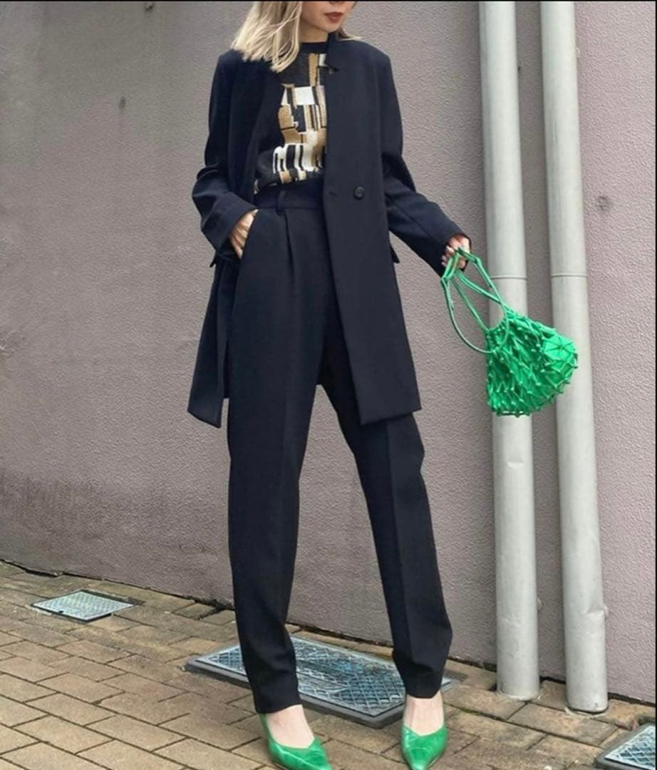 【Mサイズ】Ameri NOTCH PRINT LINING JACKET