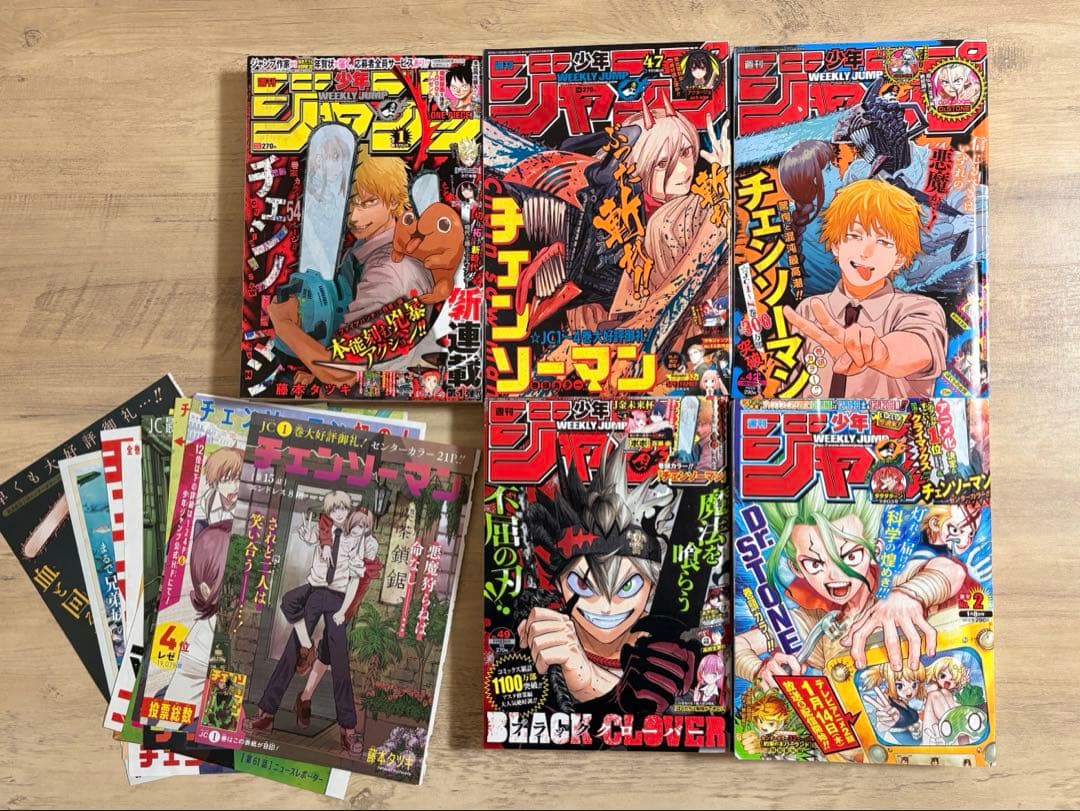 チェンソーマン　新連載　ジャンプ2019年1号47号　2020年42号49号
