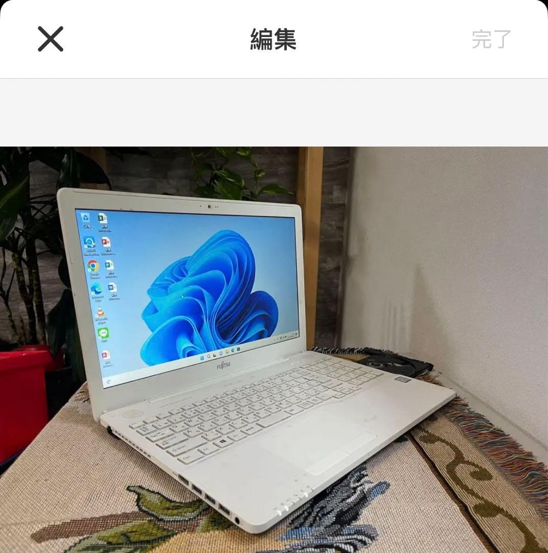 富士通　高性能i7 SSD ノートPC パソコン