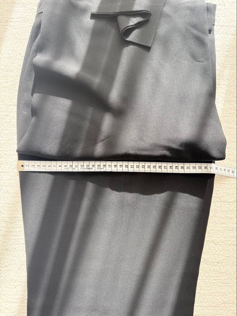 Giorgio Armani 黒スラックス　ワイドパンツ　最高級ラインクラシコ