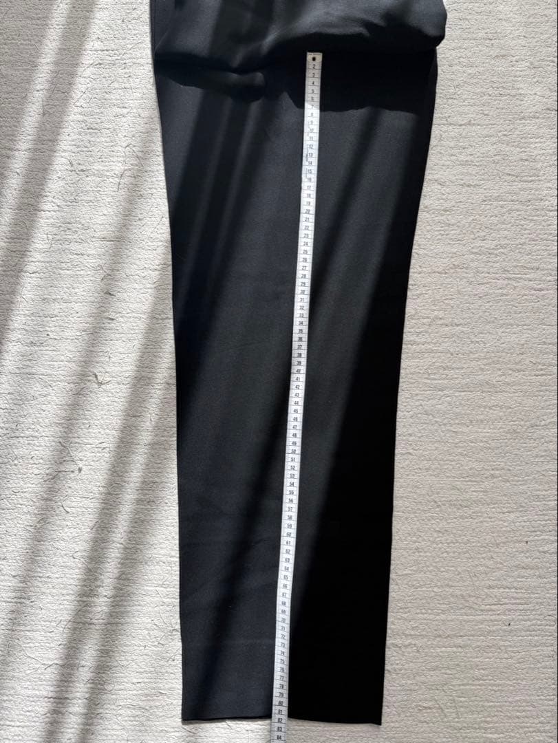 Giorgio Armani 黒スラックス　ワイドパンツ　最高級ラインクラシコ