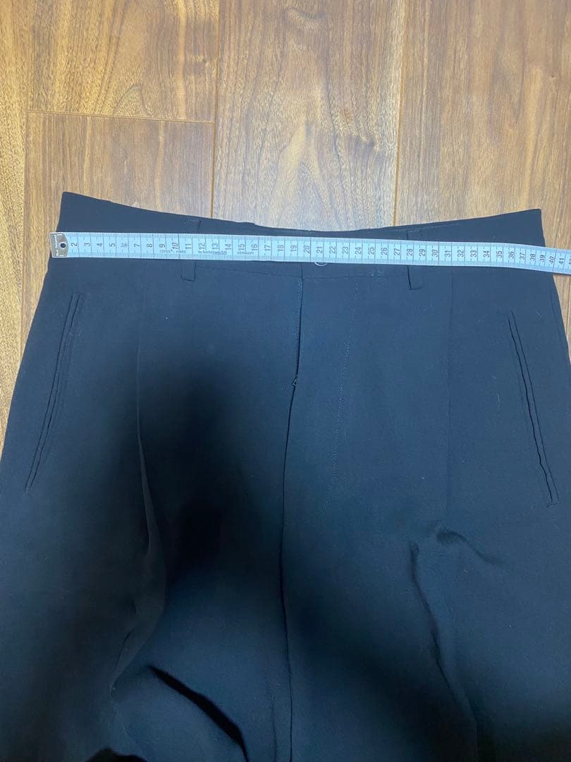 Giorgio Armani 黒スラックス　ワイドパンツ　最高級ラインクラシコ