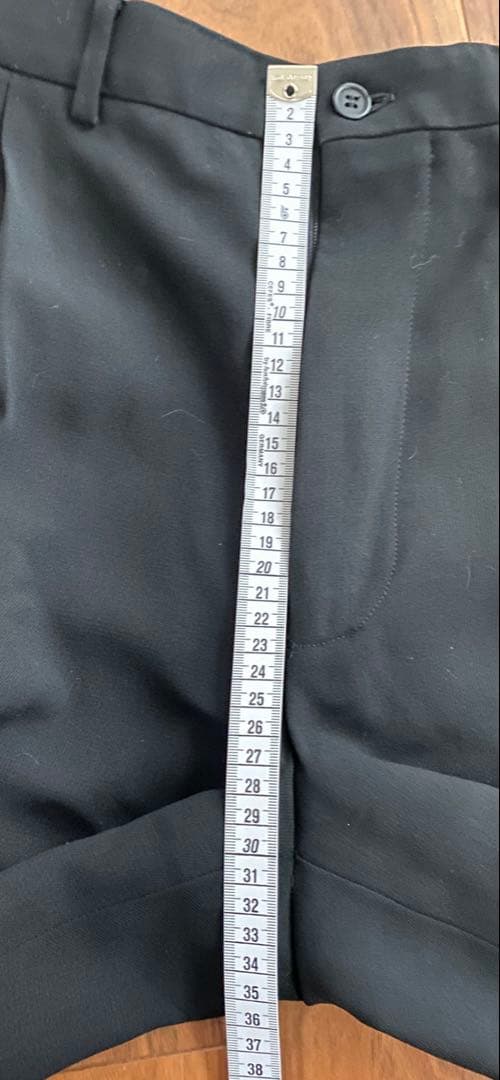 Giorgio Armani 黒スラックス　ワイドパンツ　最高級ラインクラシコ