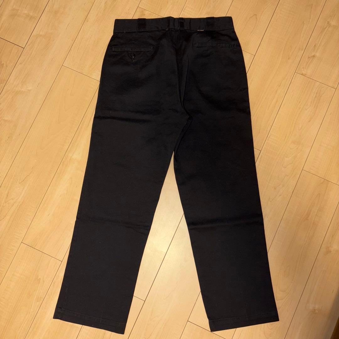 80s Dickies 874 チビタグ ブラック チノパン 34 USA製
