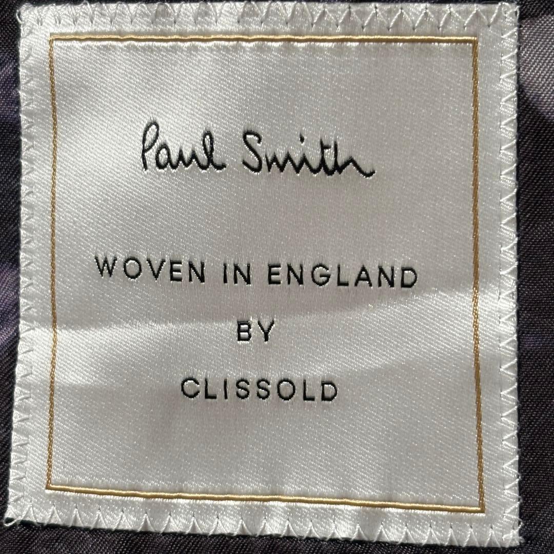 極美品 ポールスミス テーラード 英国生使用 グレンチェック 総裏 花柄 LL