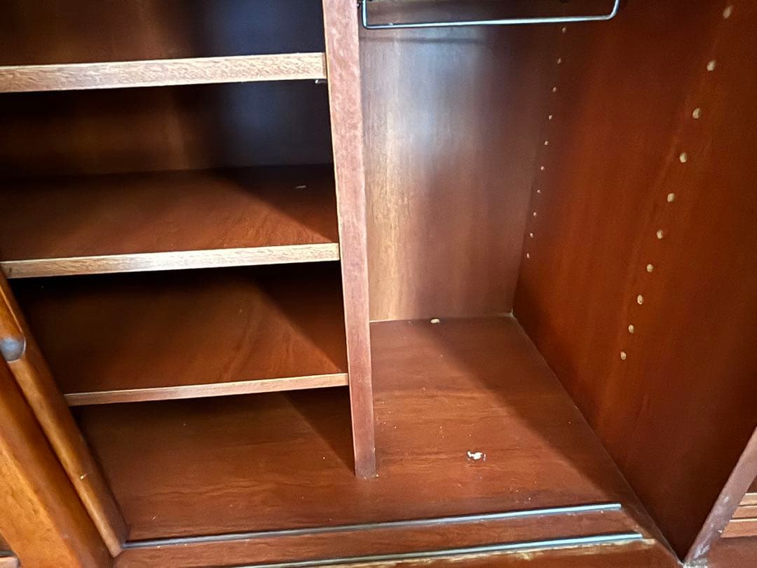 ど*読様 木製シューズラック ダークブラウン