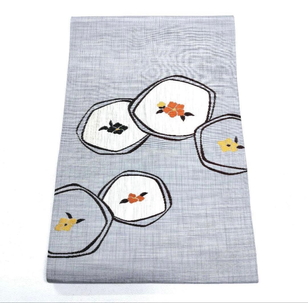 専用帯5900 5714 二点セット ●高級 正絹 駒刺繍 袋帯