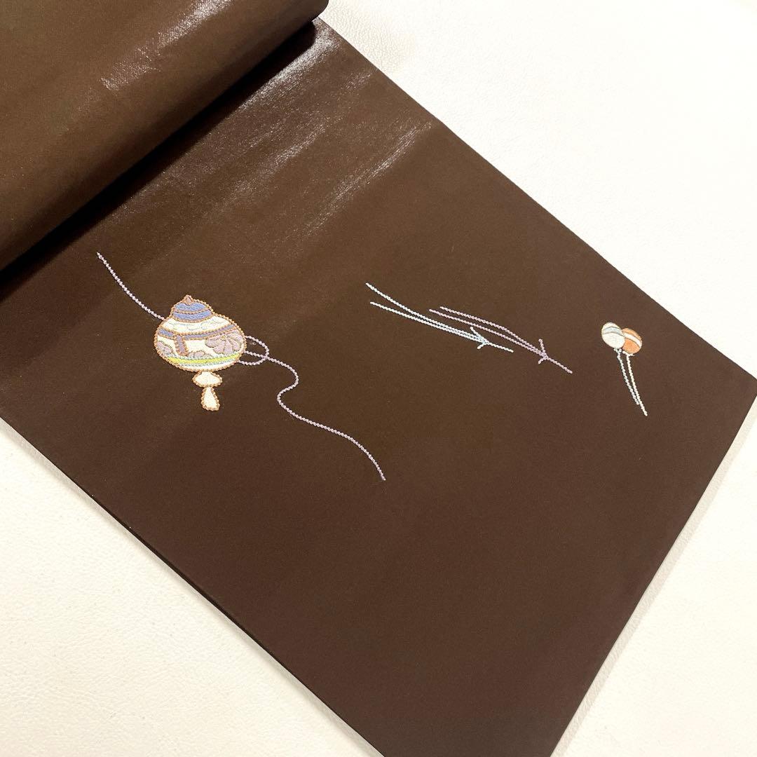 専用帯5900 5714 二点セット ●高級 正絹 駒刺繍 袋帯