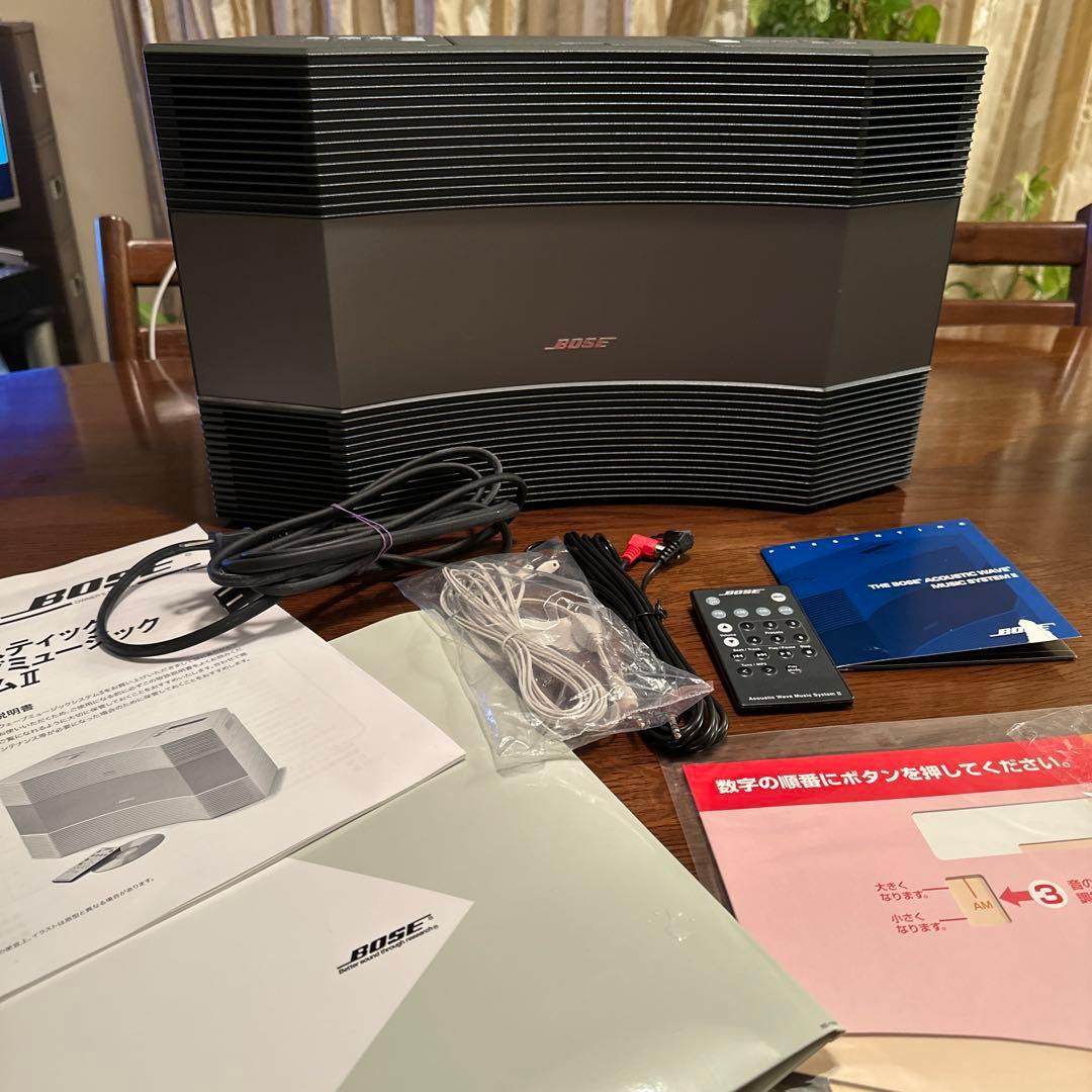 現状渡し:BOSE ACOUSTIC WAVE MUSIC SYSTEM II黒