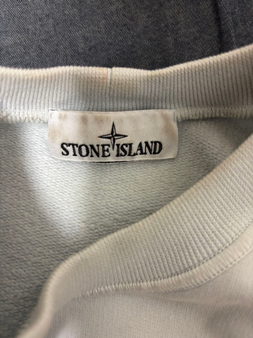 Stone  スカイブルー クルーネック スウェット
