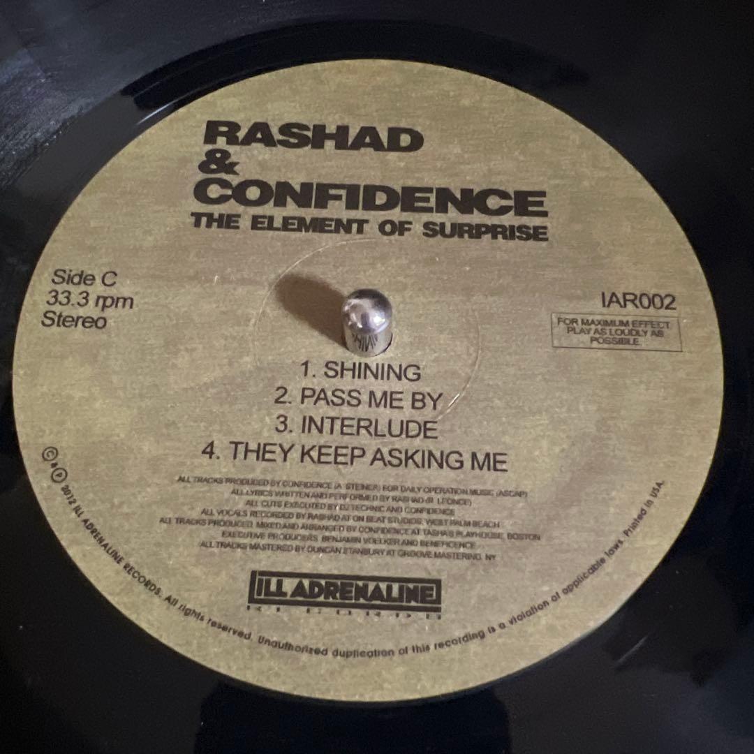 洋楽 Rashad & Confidence Element of Surprise
