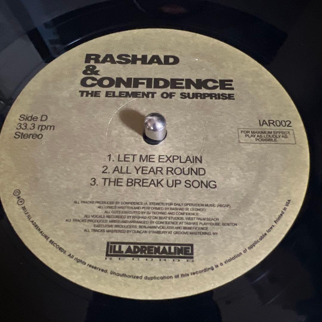 洋楽 Rashad & Confidence Element of Surprise