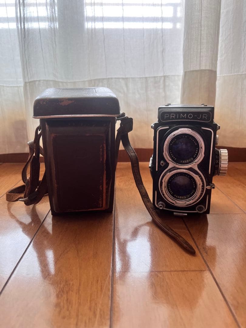 PRIMO-JR 二眼レフカメラ カメラケース付き