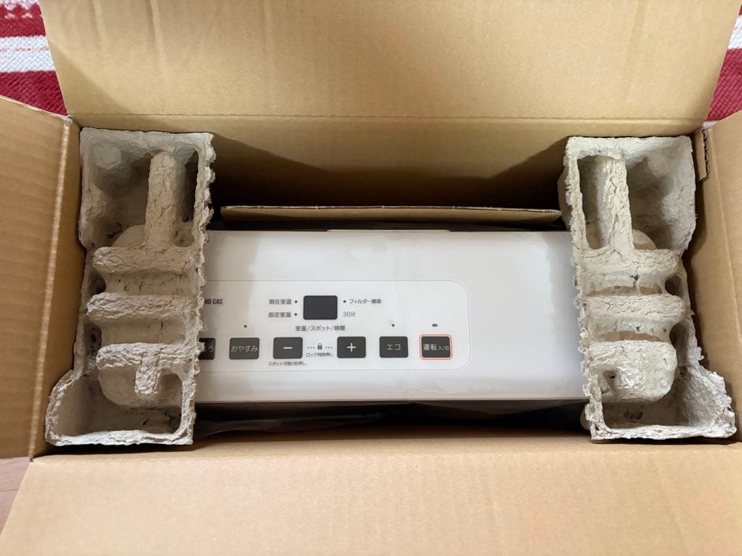 ［新品未使用]ガスファンヒーター※コード付　東邦ガス　NC-24FSE(W)