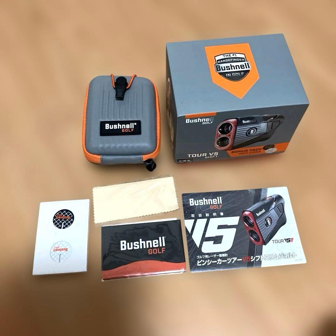【美品】Bushnell ピンシーカー ツアーV5 スリムジョルト　使用回数2回