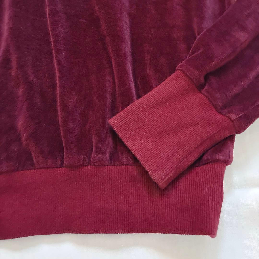 完売品✨️FRED PERRY ロングスリーブポロシャツ ベロア フレッドペリー