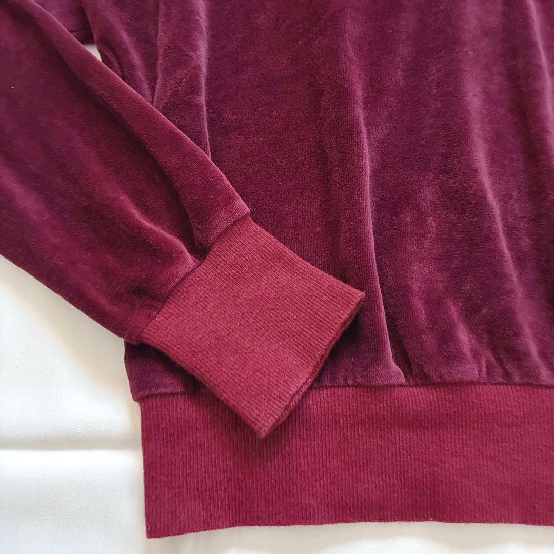 完売品✨️FRED PERRY ロングスリーブポロシャツ ベロア フレッドペリー