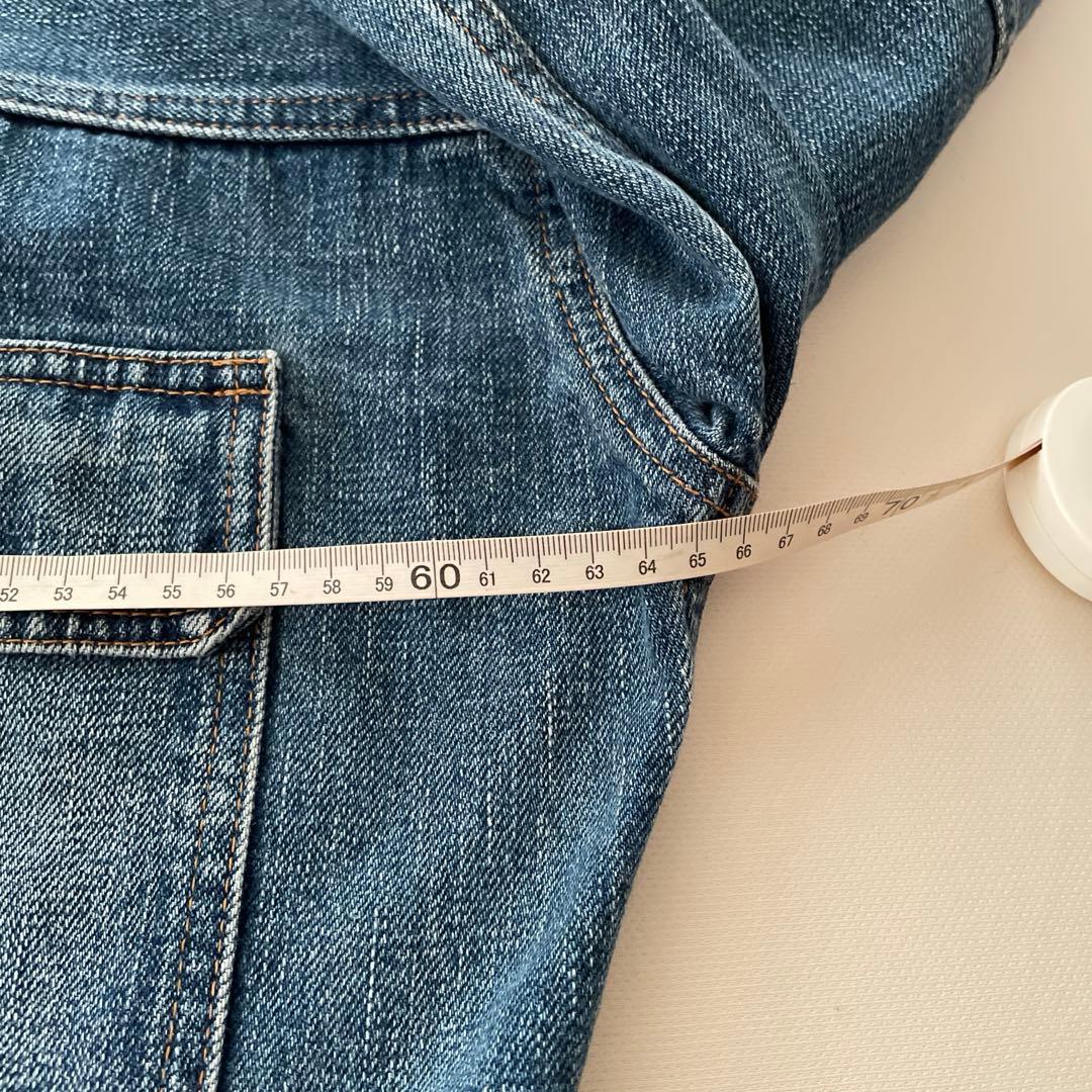 美品 HYKE ハイク デニムジャケット Gジャン バルーンスリーブ サイズ1