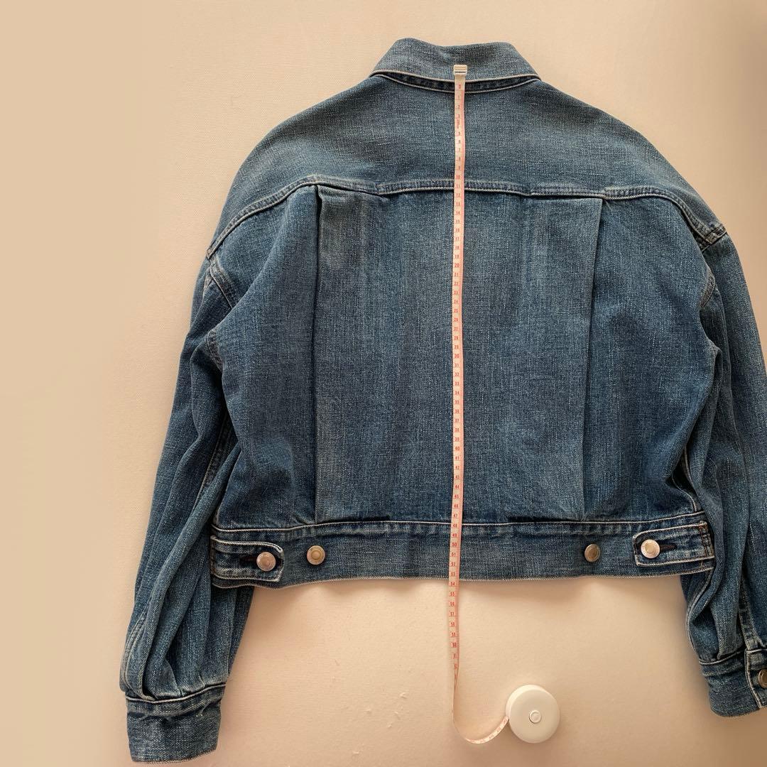 美品 HYKE ハイク デニムジャケット Gジャン バルーンスリーブ サイズ1