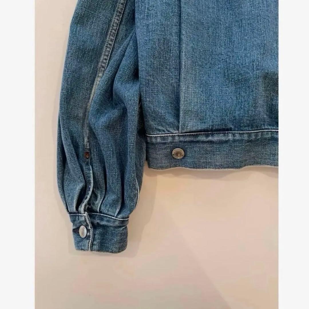 美品 HYKE ハイク デニムジャケット Gジャン バルーンスリーブ サイズ1