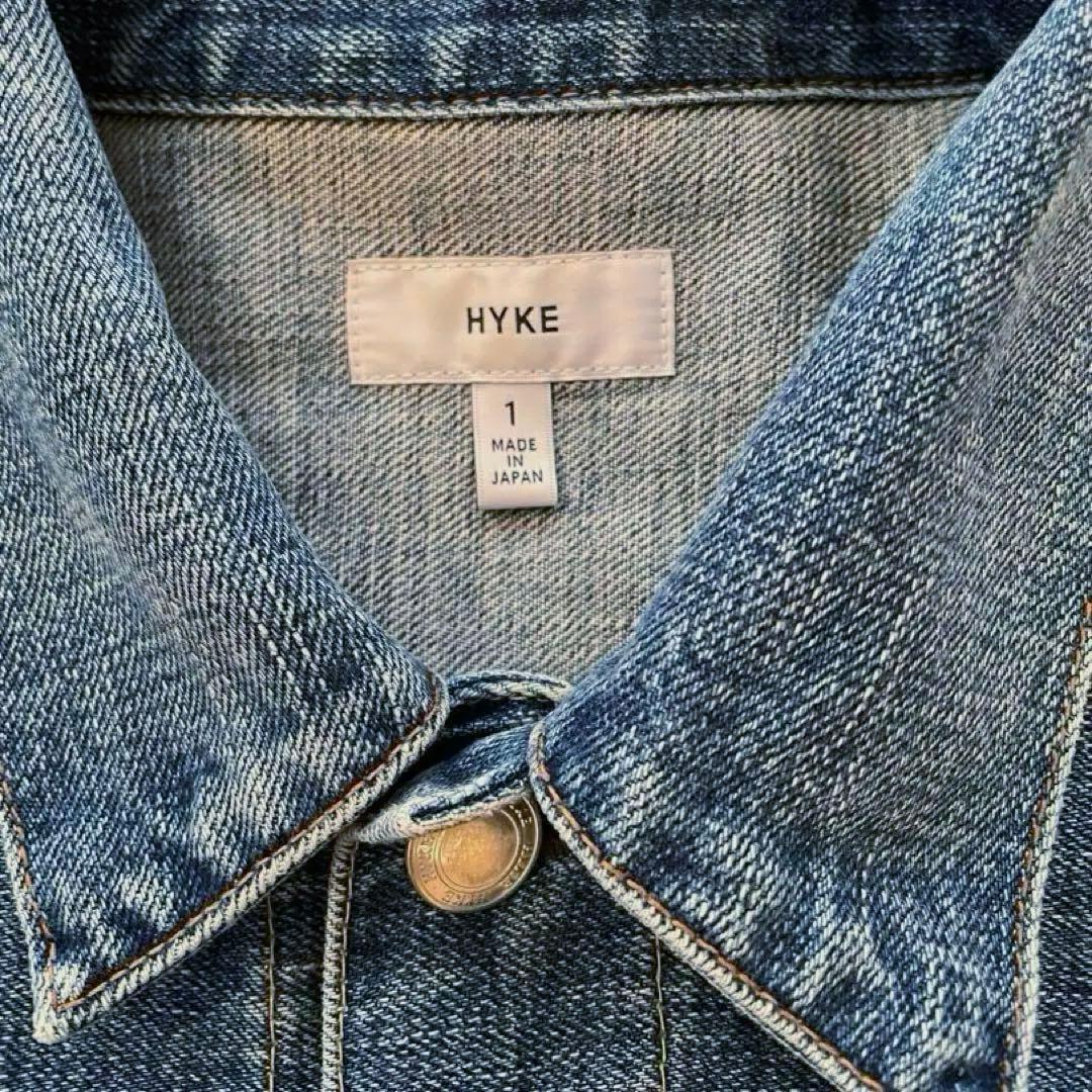 美品 HYKE ハイク デニムジャケット Gジャン バルーンスリーブ サイズ1