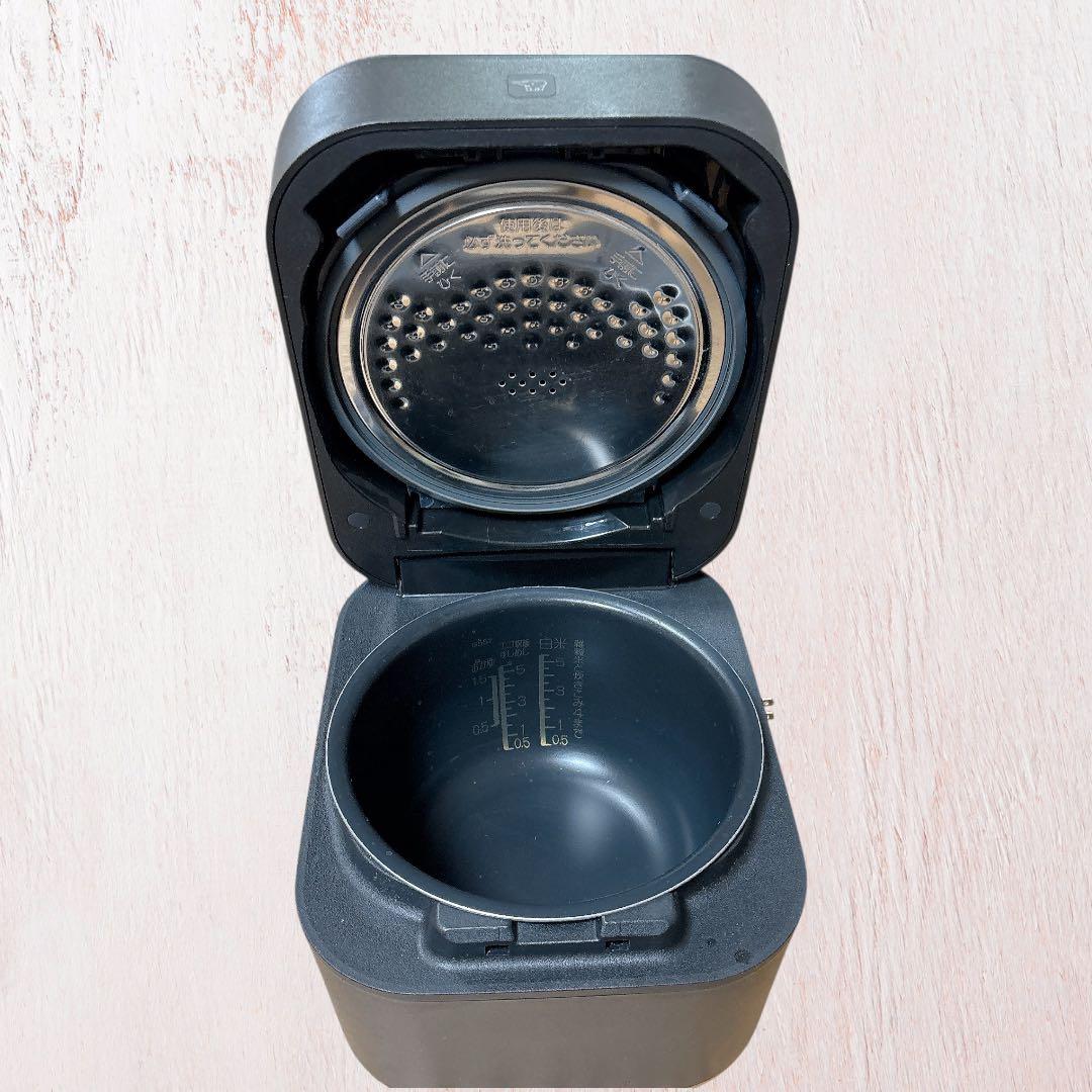 象印 stan.炊飯器　炊飯器　おしゃれ　家電　黒　木目　炊飯ジャー　スタンプ