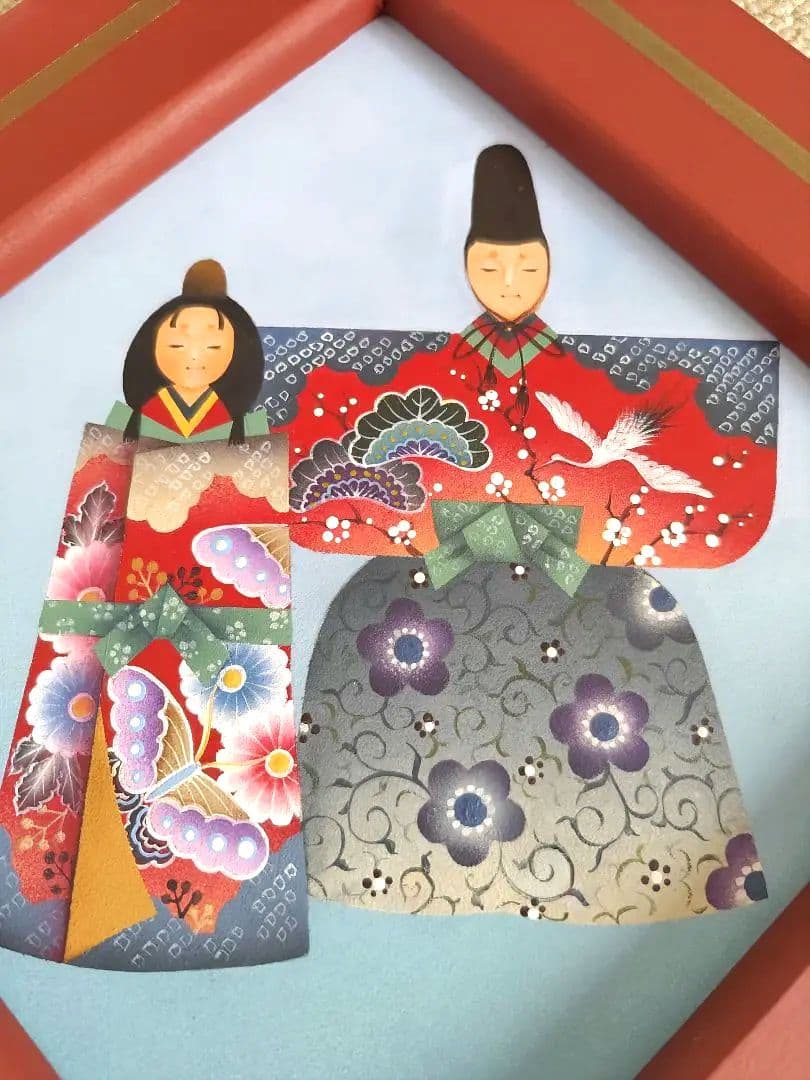 トールペイント 宝船 招き猫 張り子犬 お雛様 ４柄 和風 古屋加江子