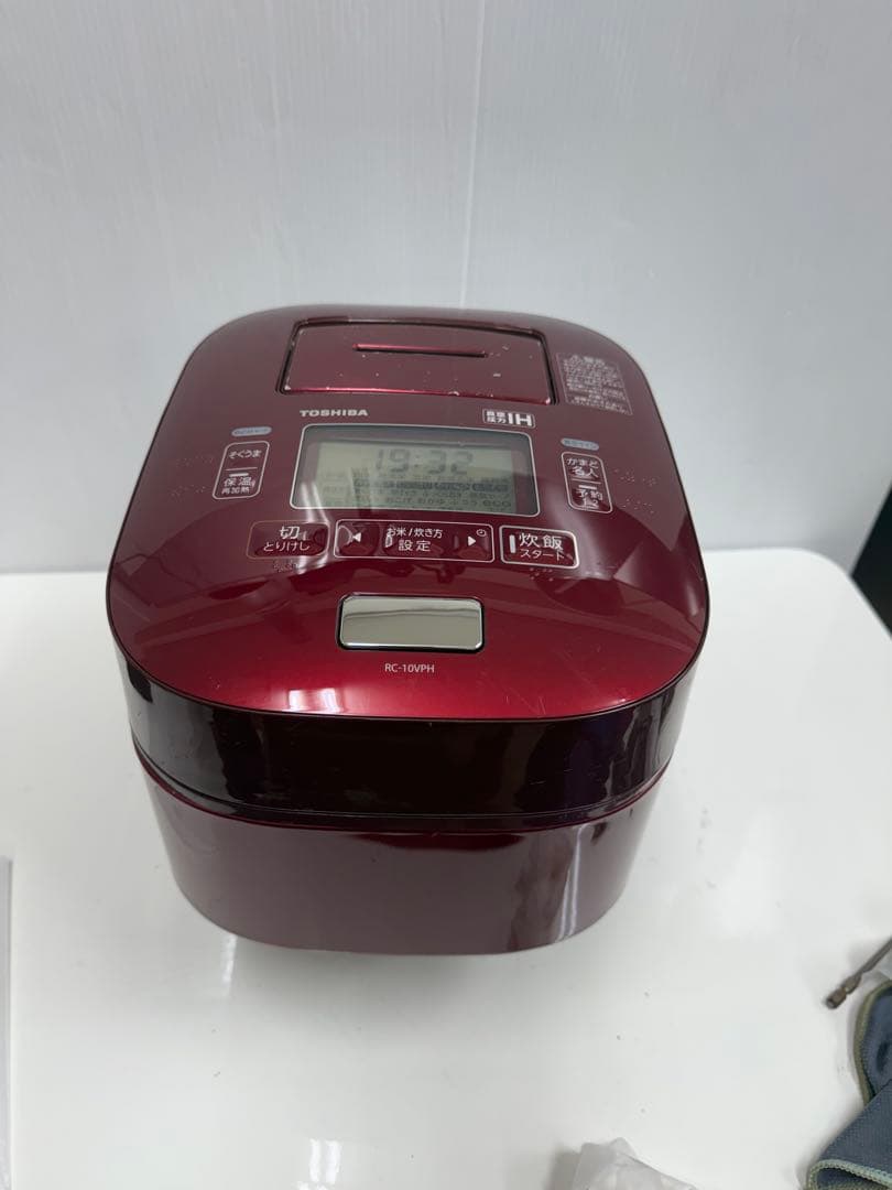 東芝 真空圧力IH炊飯器 RC-10VPH（グランレッド）