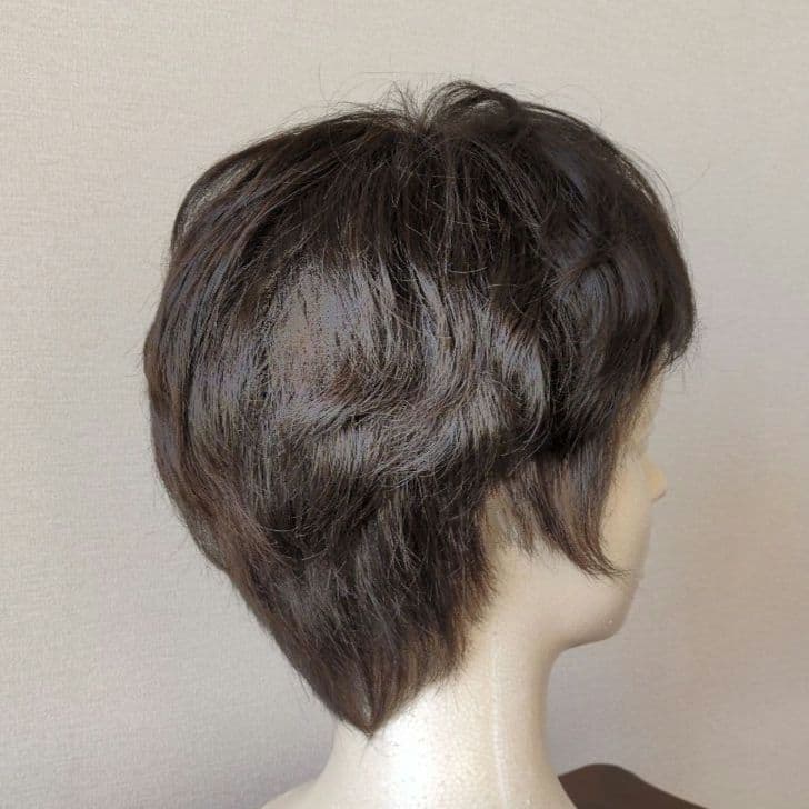 ジュリアオージェ　ダークブラウン ショートウィッグ