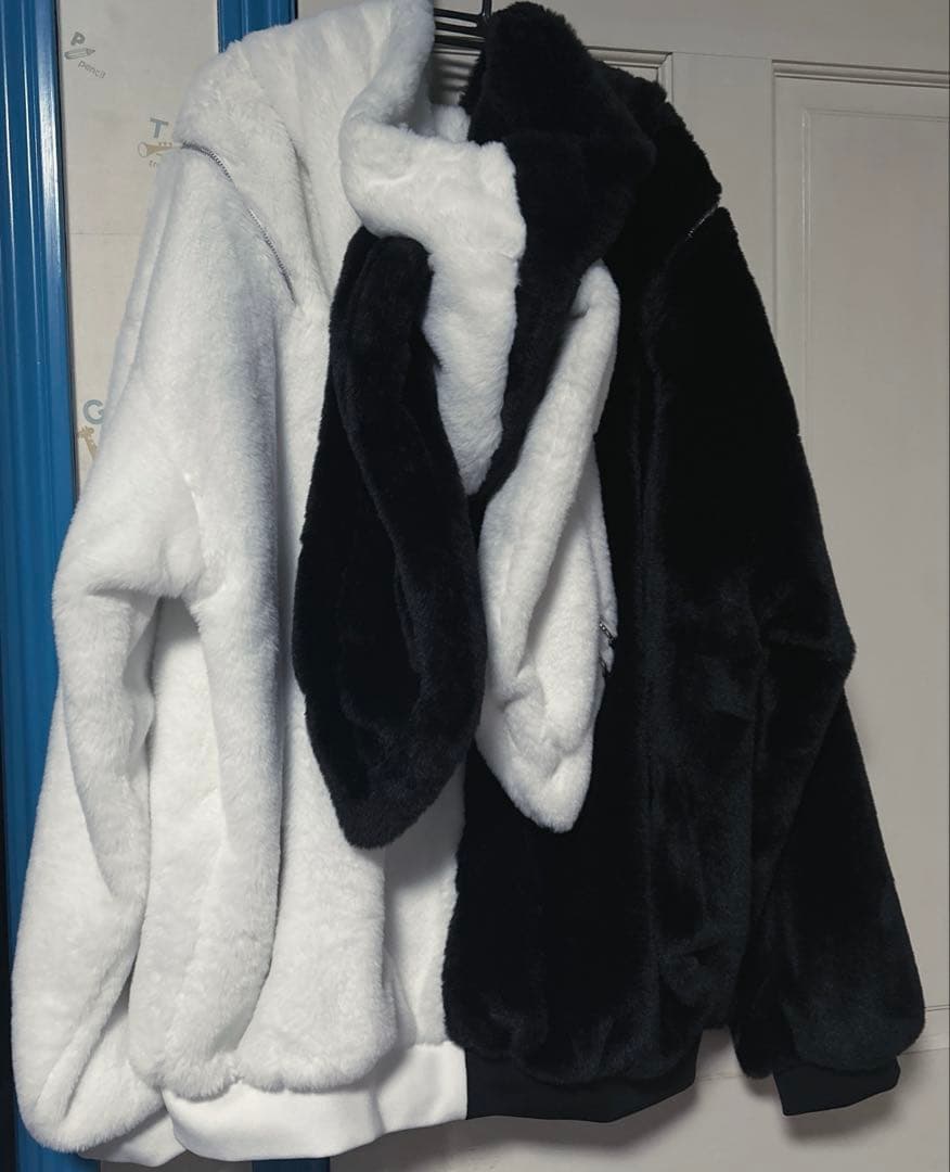 PSYNYXX うさ耳 ファー ブルゾン 地雷　ふわもこ　パーカー