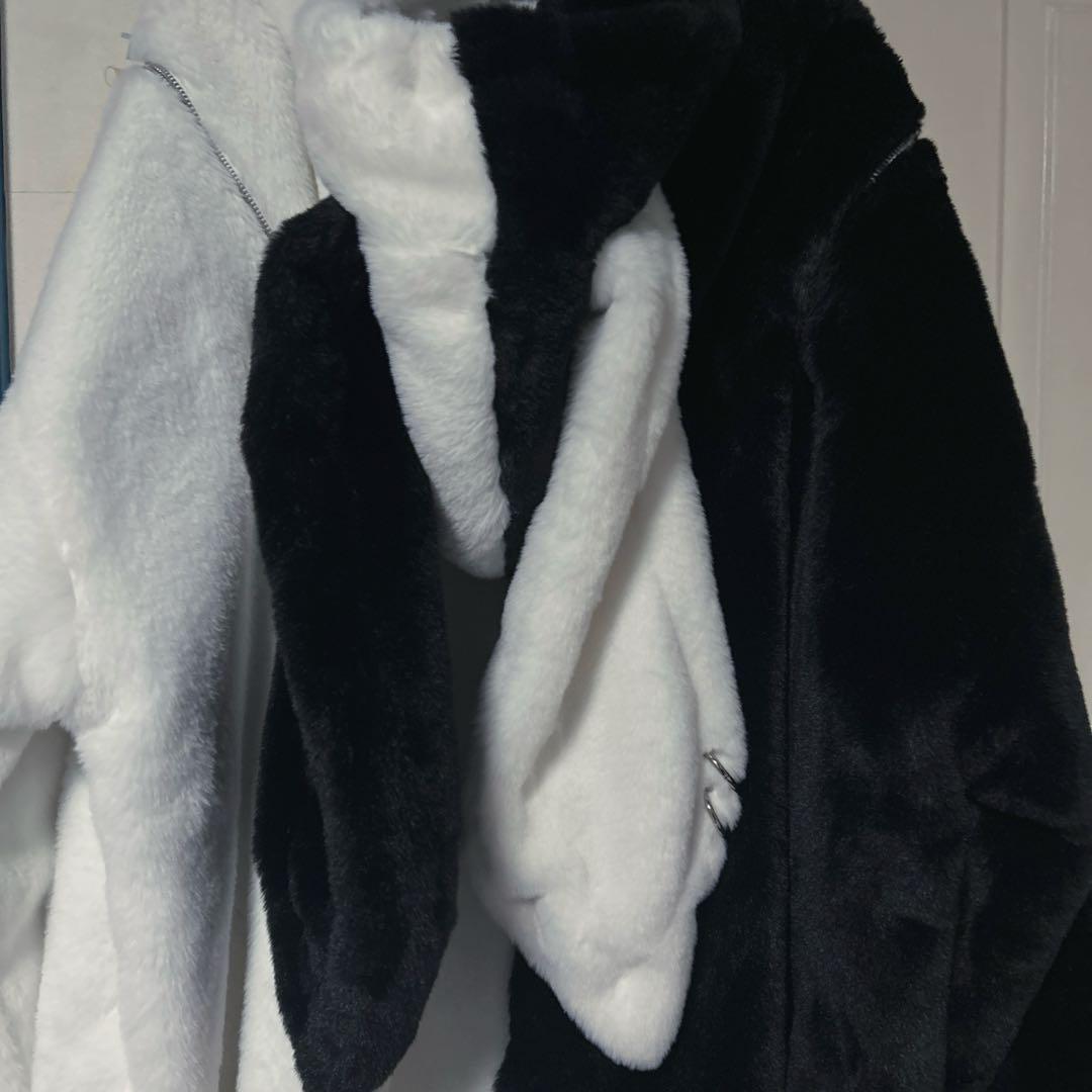 PSYNYXX うさ耳 ファー ブルゾン 地雷　ふわもこ　パーカー