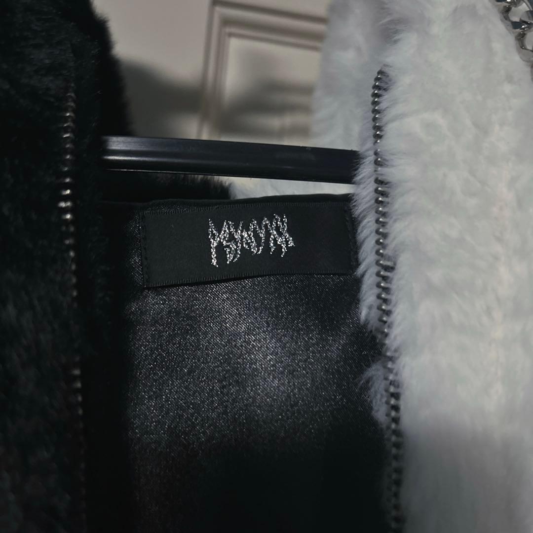 PSYNYXX うさ耳 ファー ブルゾン 地雷　ふわもこ　パーカー