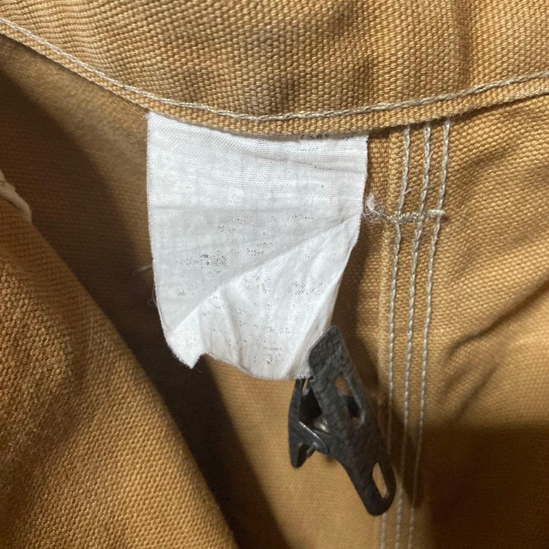00s Carhartt ダックダブルニーパンツ カーキ W34 大人気 希少